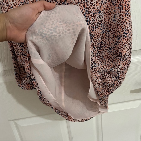 Reiss Ashe Dress Pink and Blue Print - Picture 14 of 16